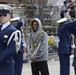 US Coast Guard Ceremonial Honor Guard marches in King Rex Parade
