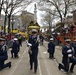 Coast Guard Honor Guard marches in Mardi Gras parade