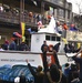 Coast Guard float in Mardi Gras Parade