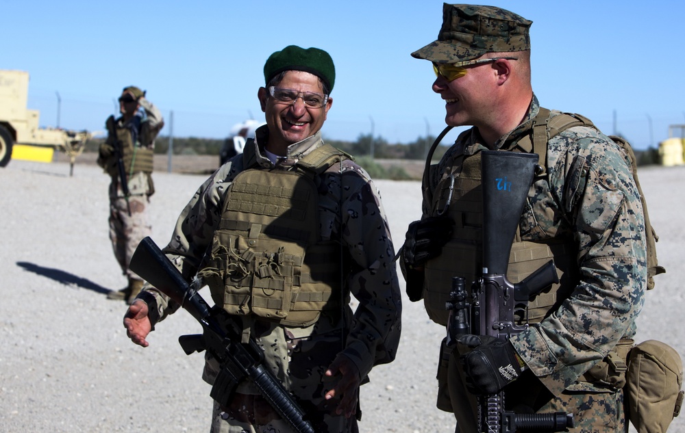 3/7 Marines March through CERTEX