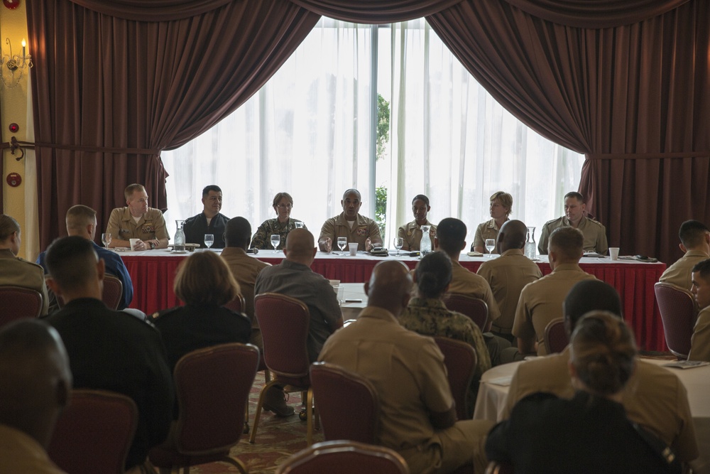 Leadership panel gives junior officers commander’s perspective
