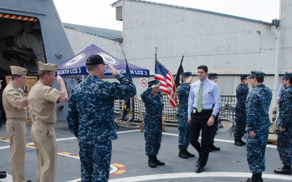 USS Fort Worth tour