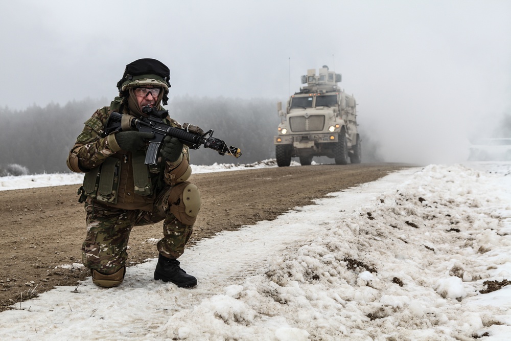 Georgian mission rehearsal exercise