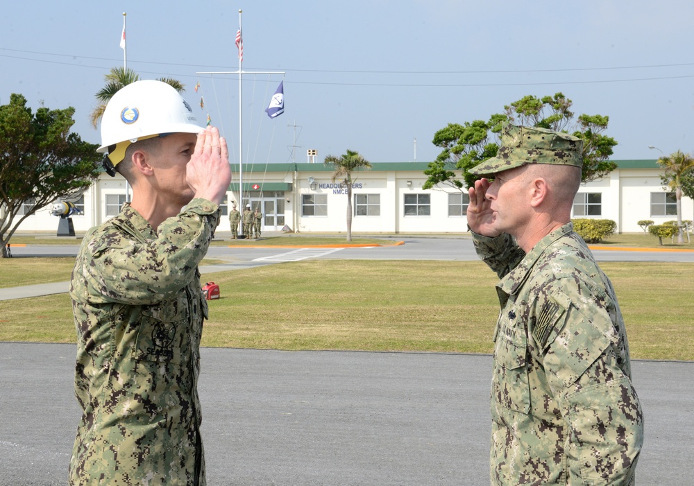 NMCB 5 takes the helm at the Pacific Seabee HQ