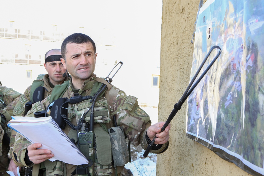 Georgian mission rehearsal exercise