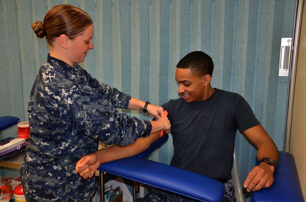 Corpsman recognized as one of two Spotlight Sailors during San Antonio Navy Reserve Centennial