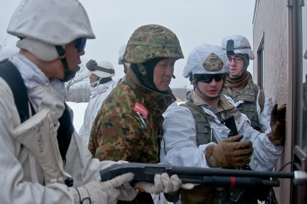 Japan, US armies train together during Exercise North Wind 2015