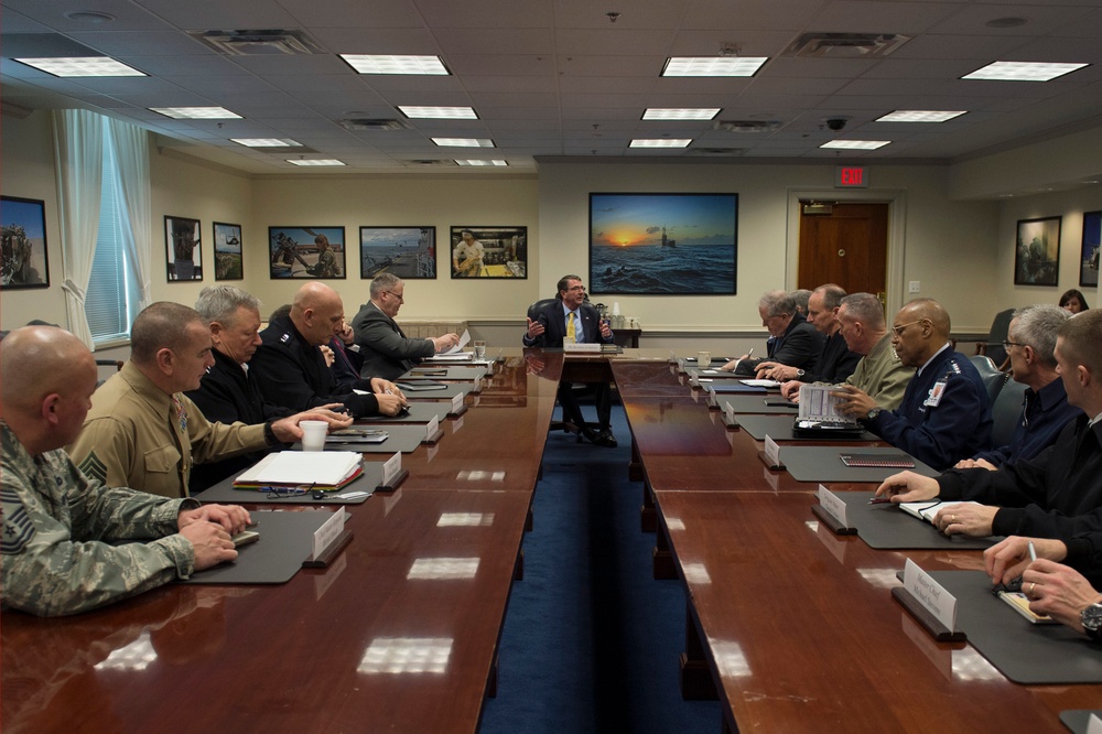 SD Carter meets with senior leaders
