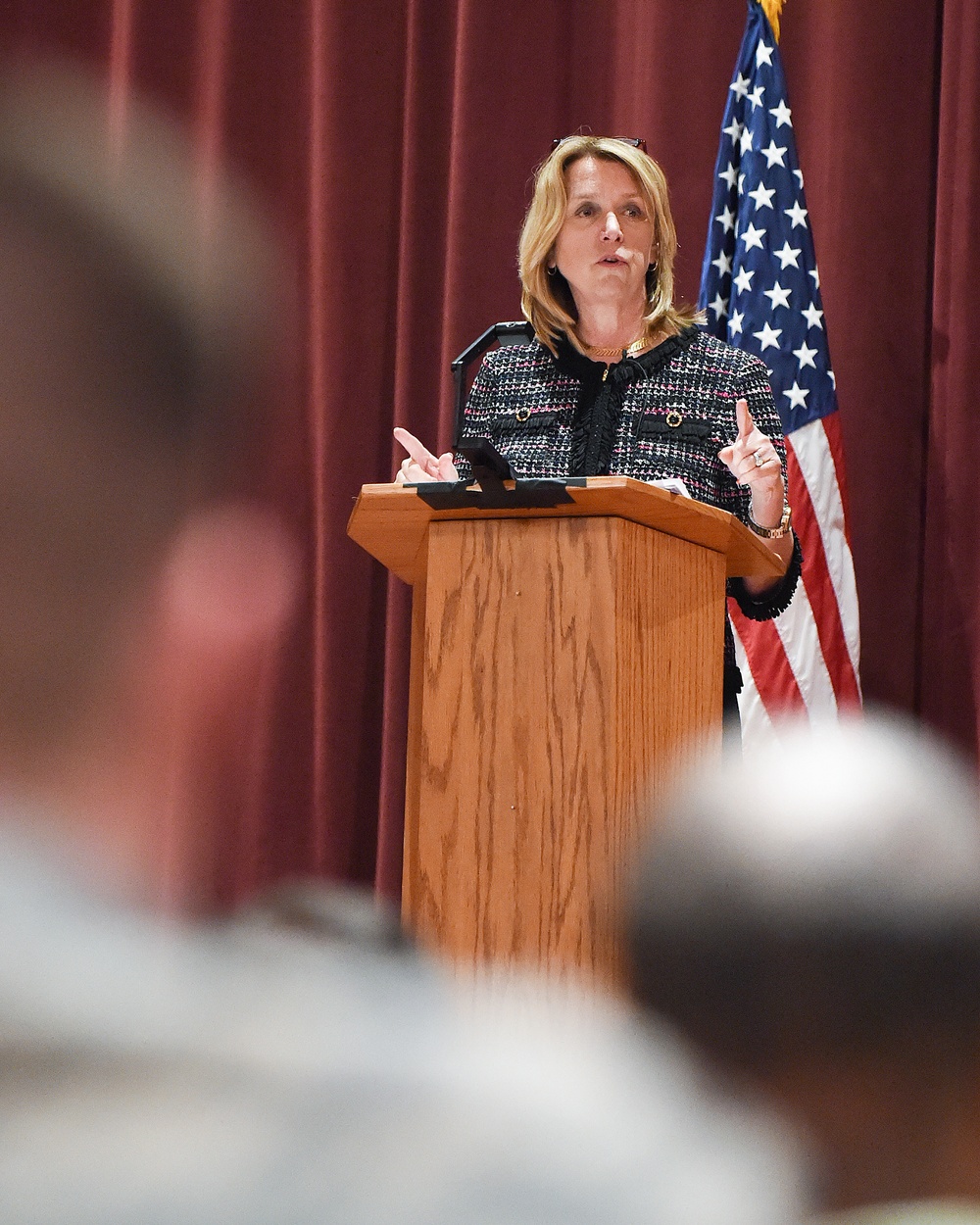 Air Force secretary visits F.E. Warrn AFB