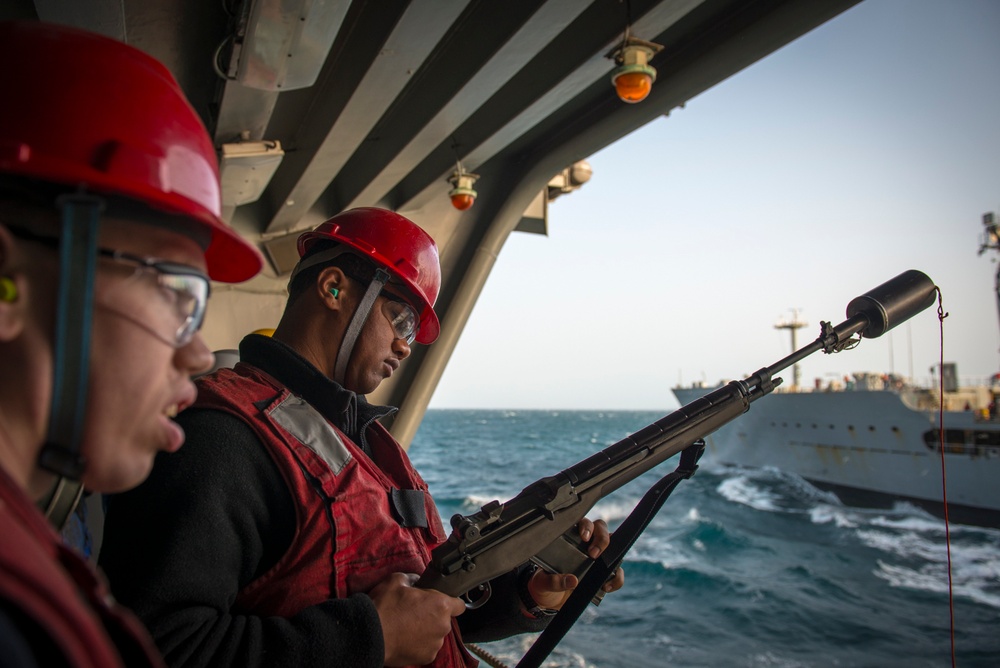 USS Carl Vinson replenishment