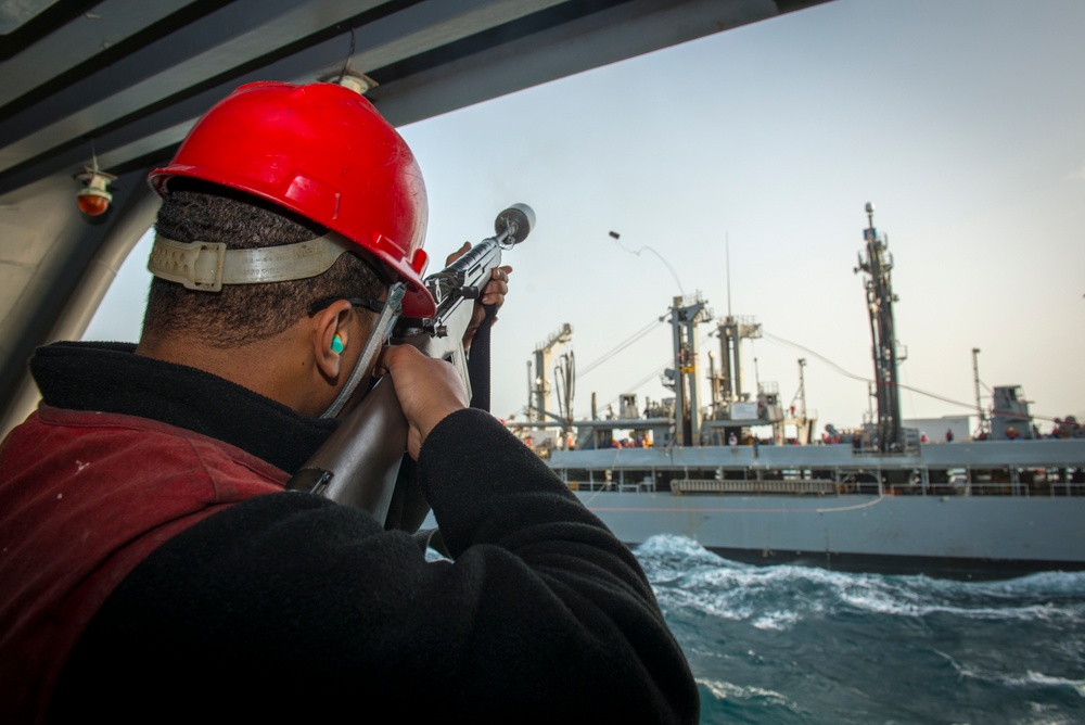 USS Carl Vinson replenishment