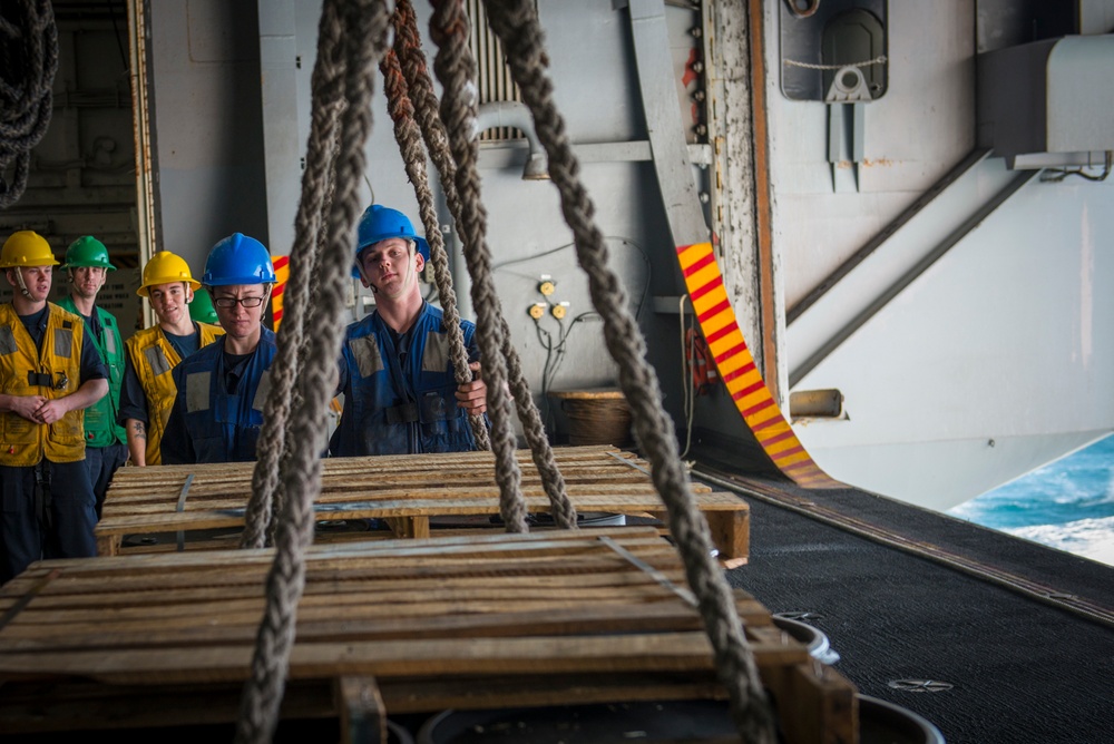 USS Carl Vinson replenishment