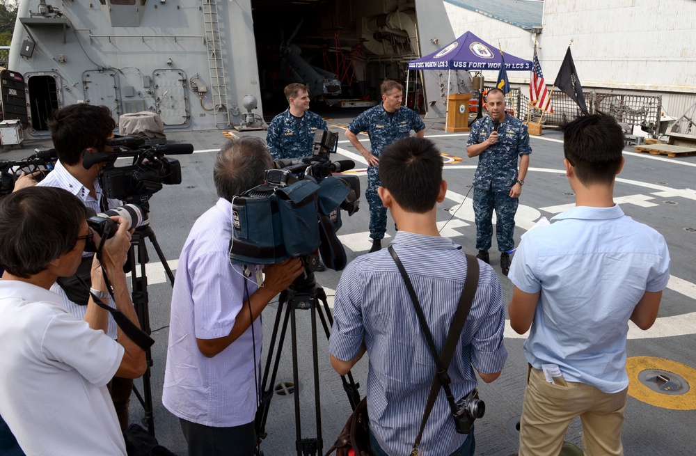 USS Fort Worth action