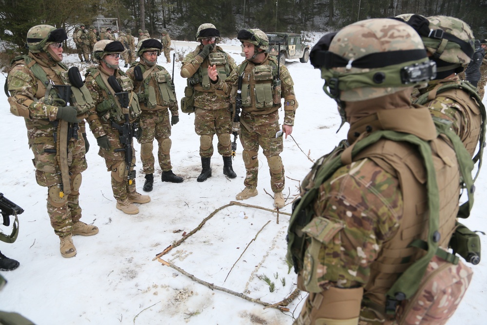 Georgian mission rehearsal exercise