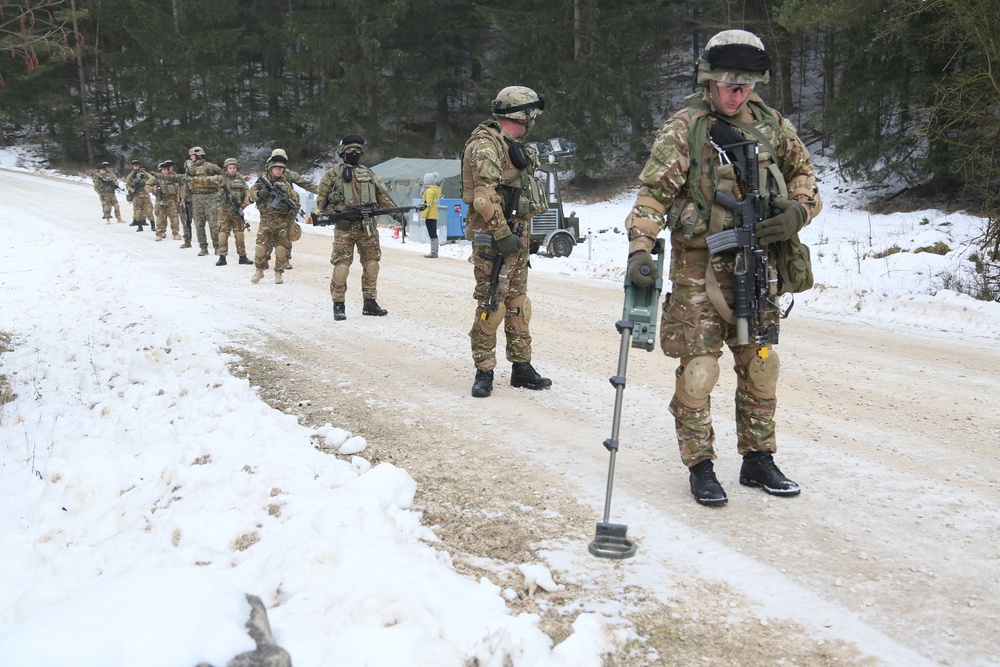 Georgian mission rehearsal exercise