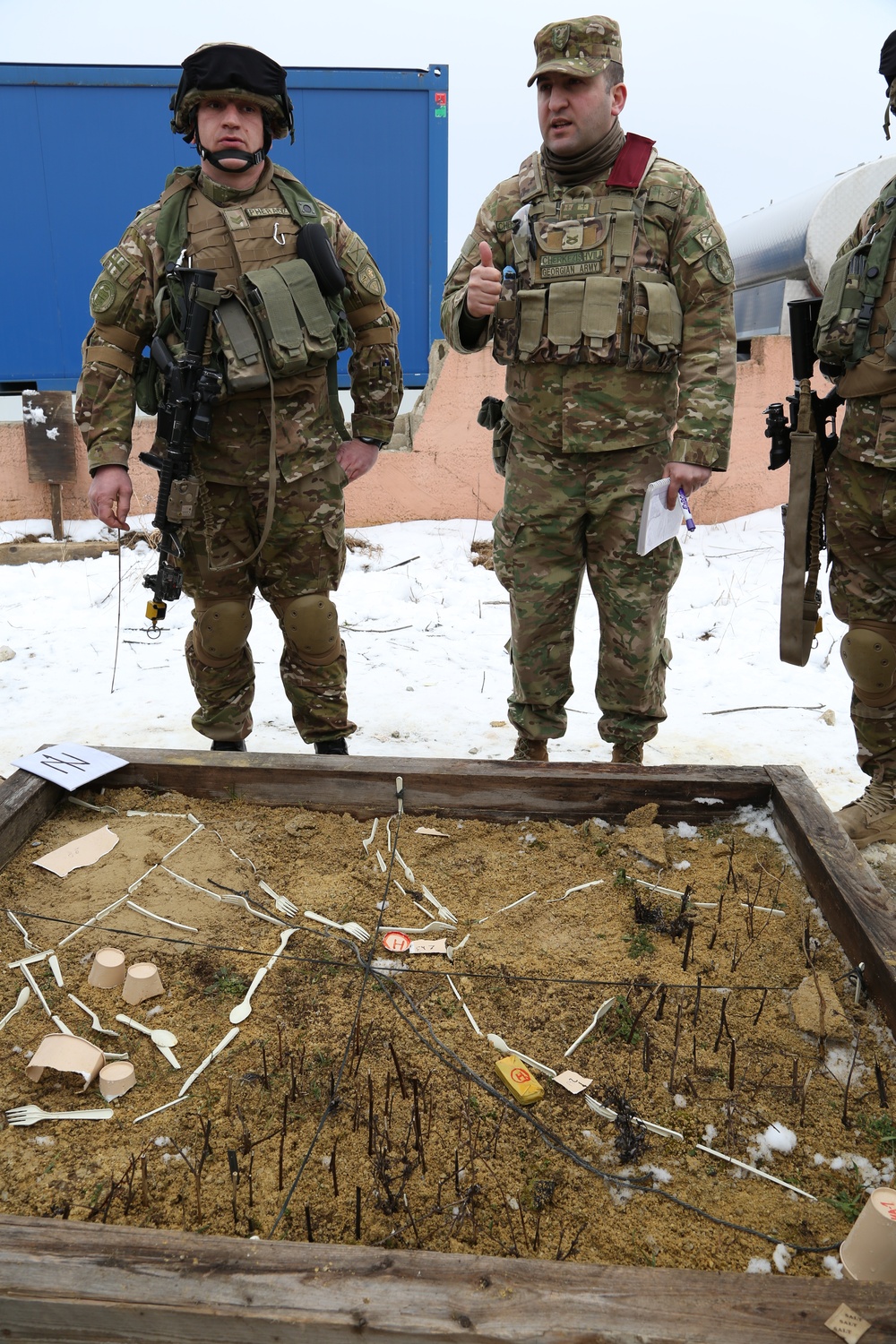 Georgian mission rehearsal exercise