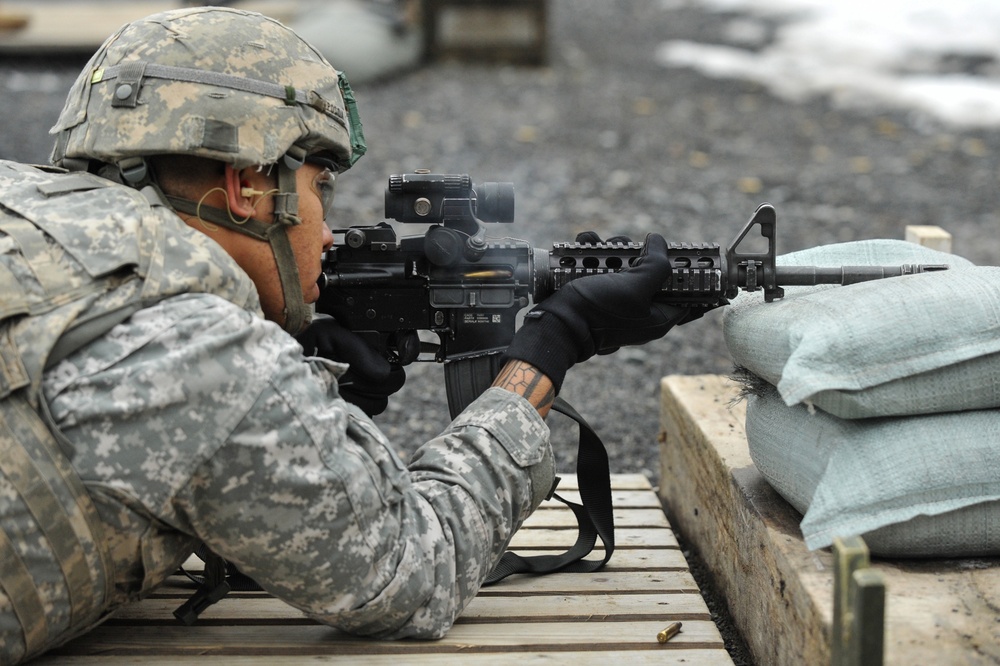 1-91 CAV weapons qualification