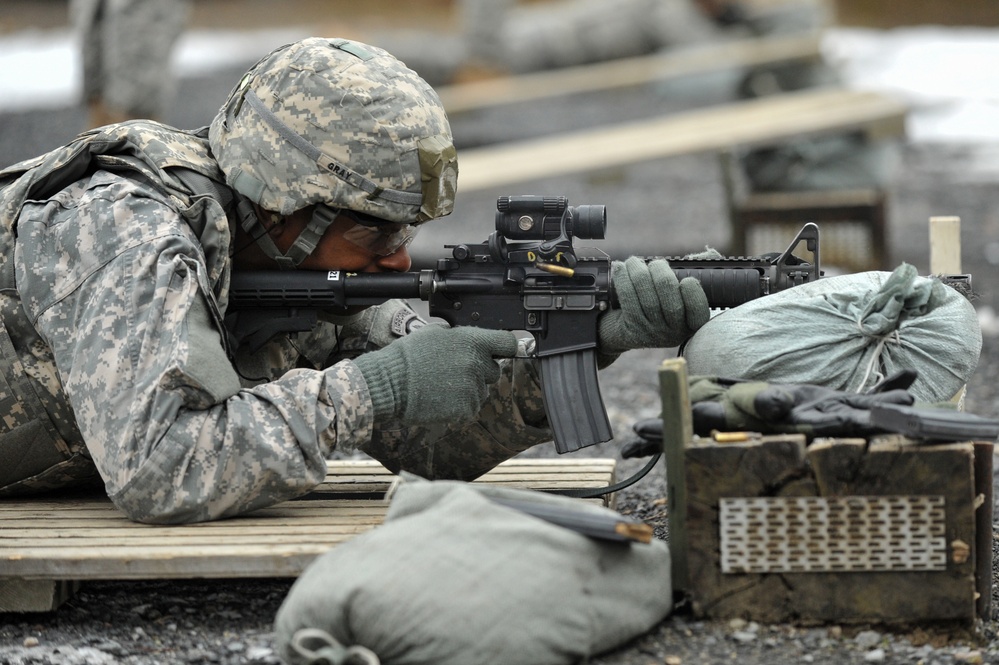 1-91 CAV weapons qualification