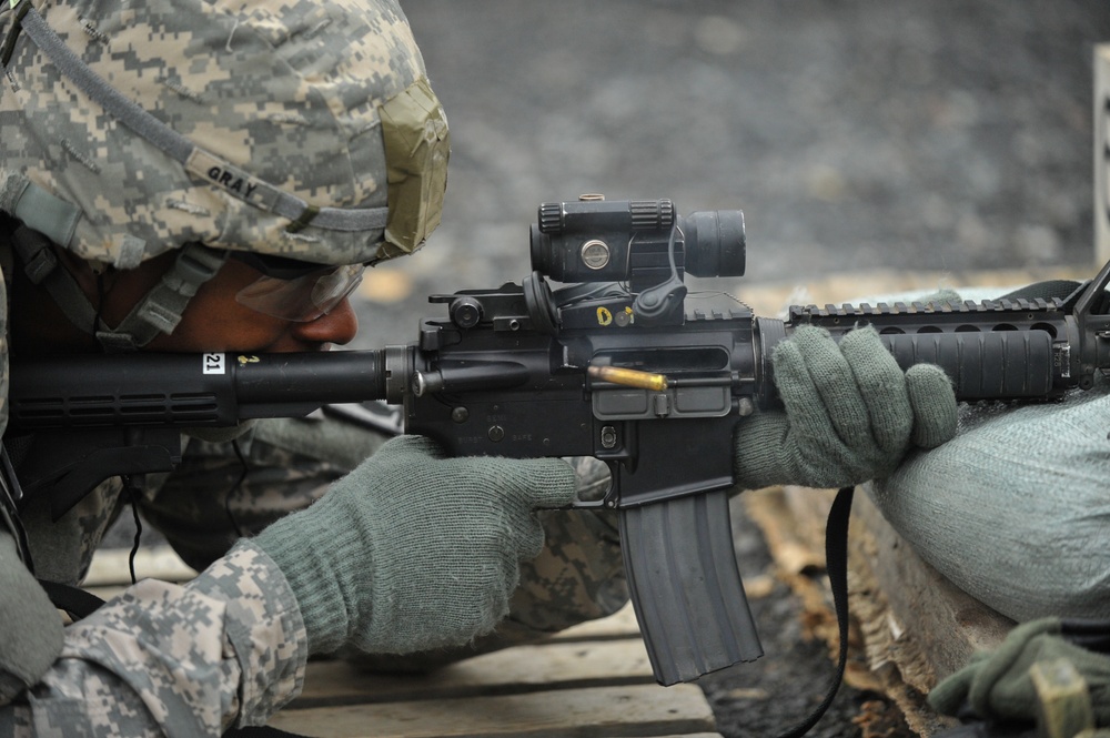 1-91 CAV weapons qualification