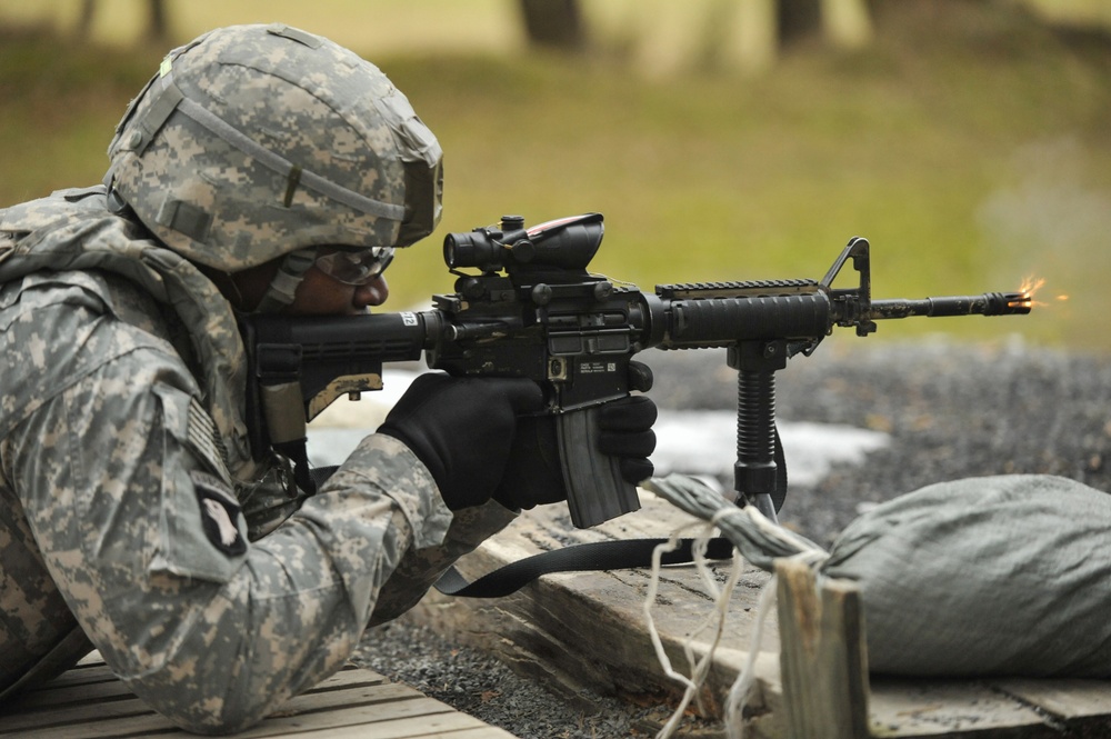 1-91 CAV weapons qualification