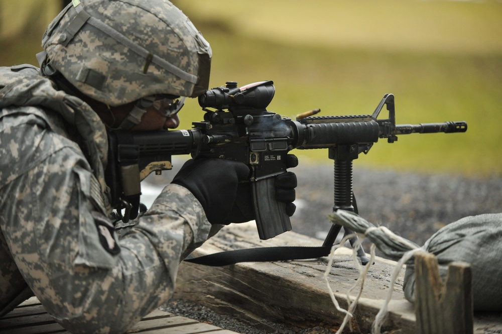 1-91 CAV weapons qualification