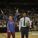 Fairchild Airman recognized as hometown hero at Harlem Globetrotters game