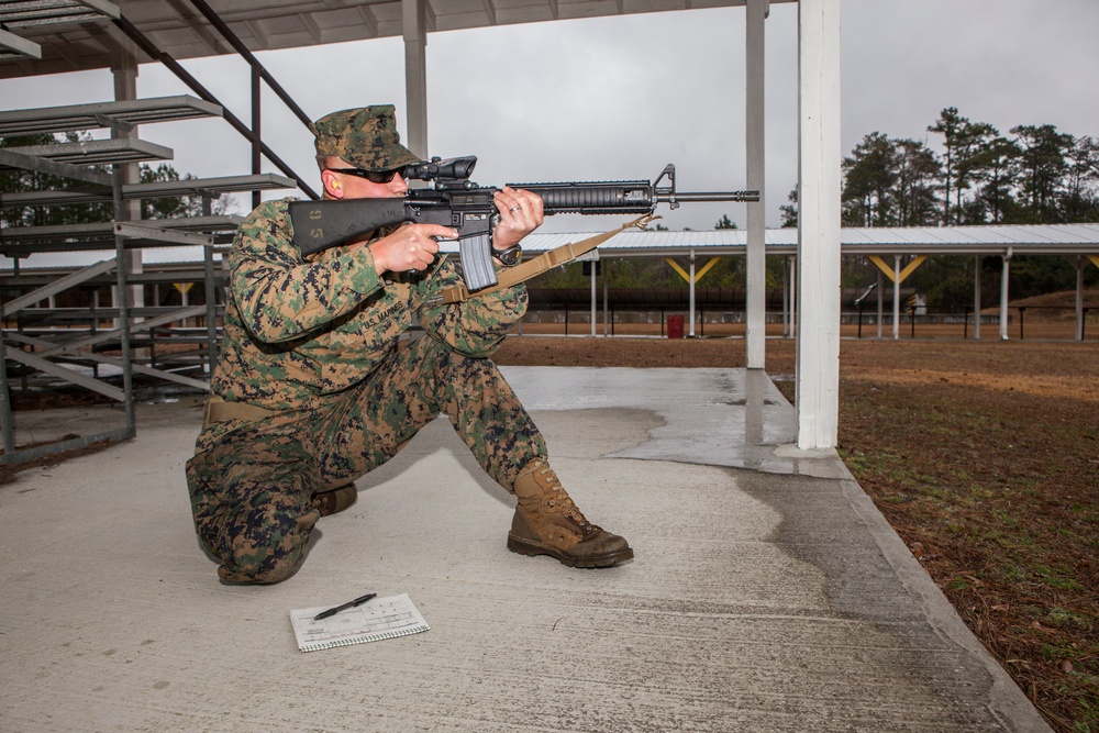 Marines with WTBN Demonstrate Firing Positions