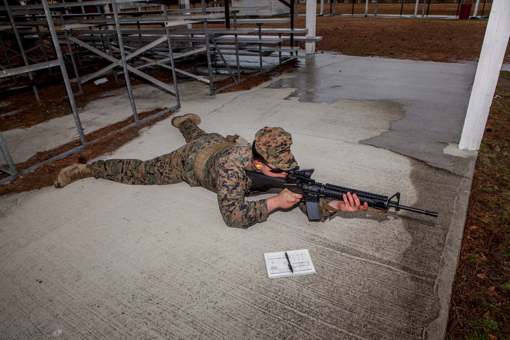 Marines with WTBN Demonstrate Firing Positions