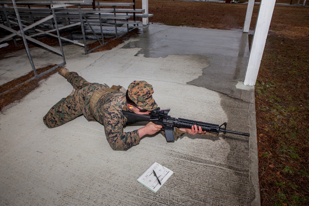 Marines with WTBN Demonstrate Firing Positions