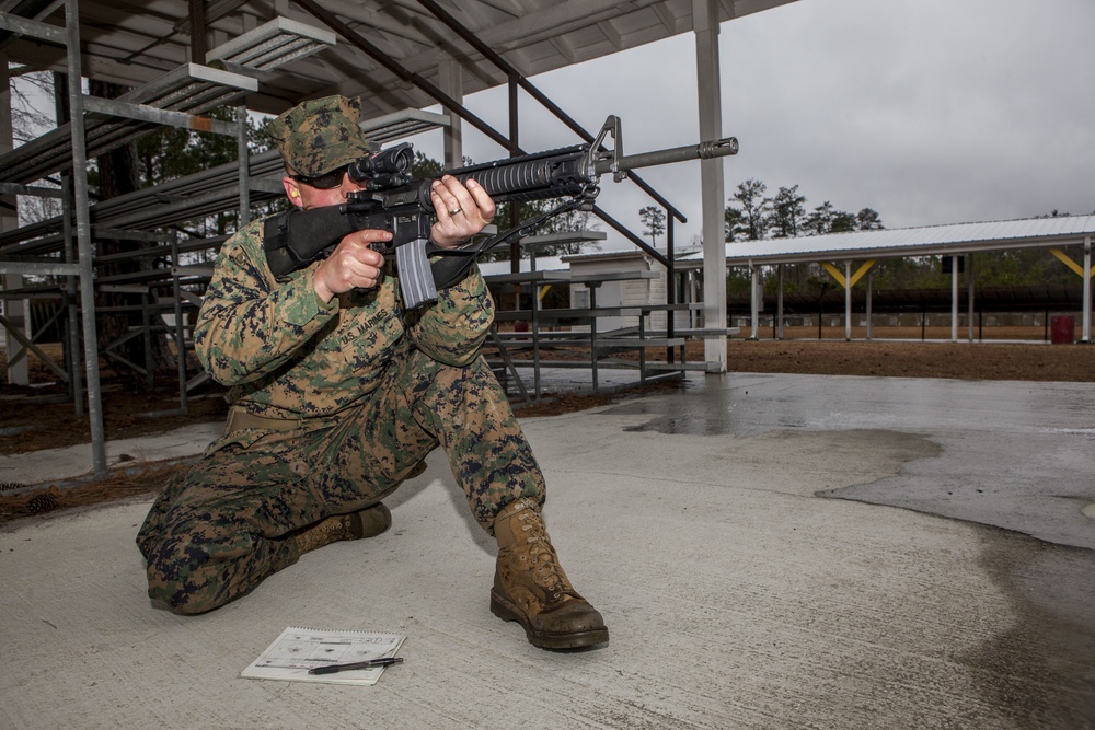 Marines with WTBN Demonstrate Firing Positions