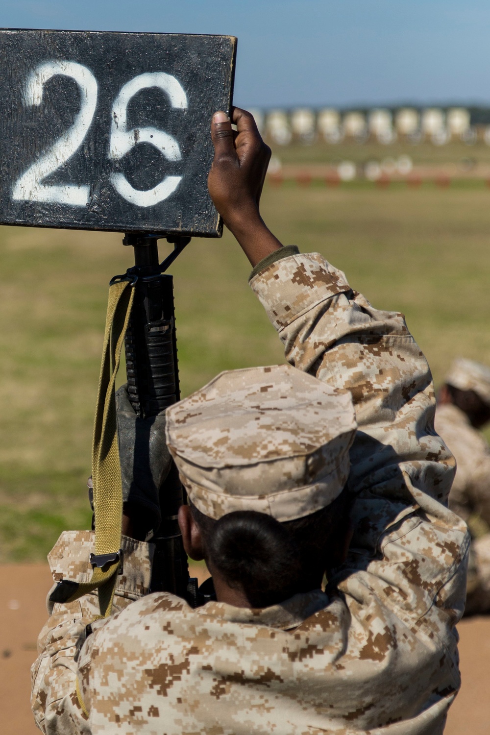 Marine recruits complete marksmanship training on Parris Island