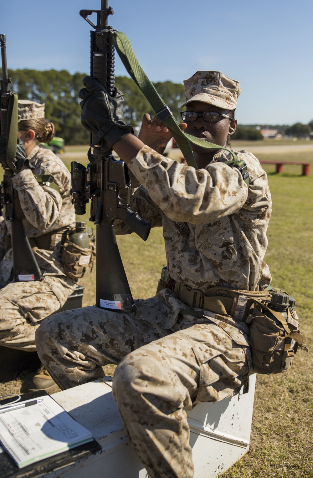Marine recruits complete marksmanship training on Parris Island