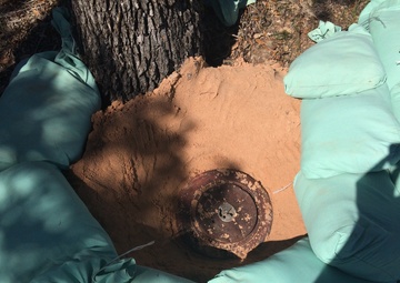 Army EOD techs clear mines found near Texas barn