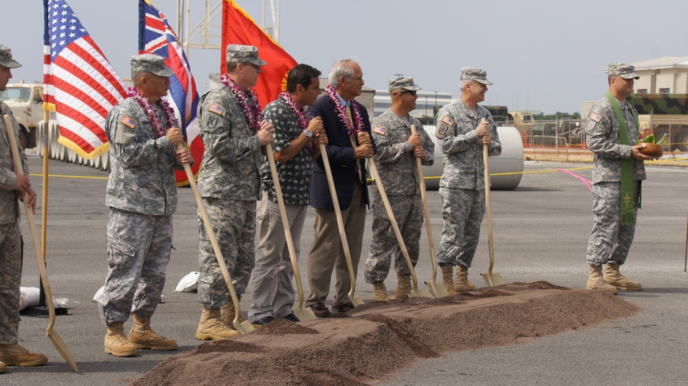 Hawaii Army National Guard holds groundbreaking ceremony for new aviation facility