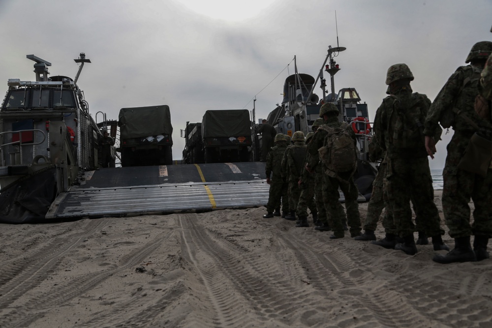 Japanese soldiers depart to San Clemente Island