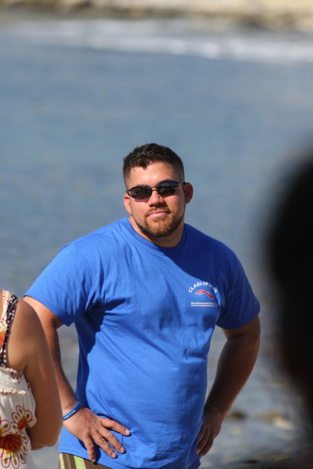 Disabled veteran Sammy Lugo dives in Guantanamo Bay, Cuba