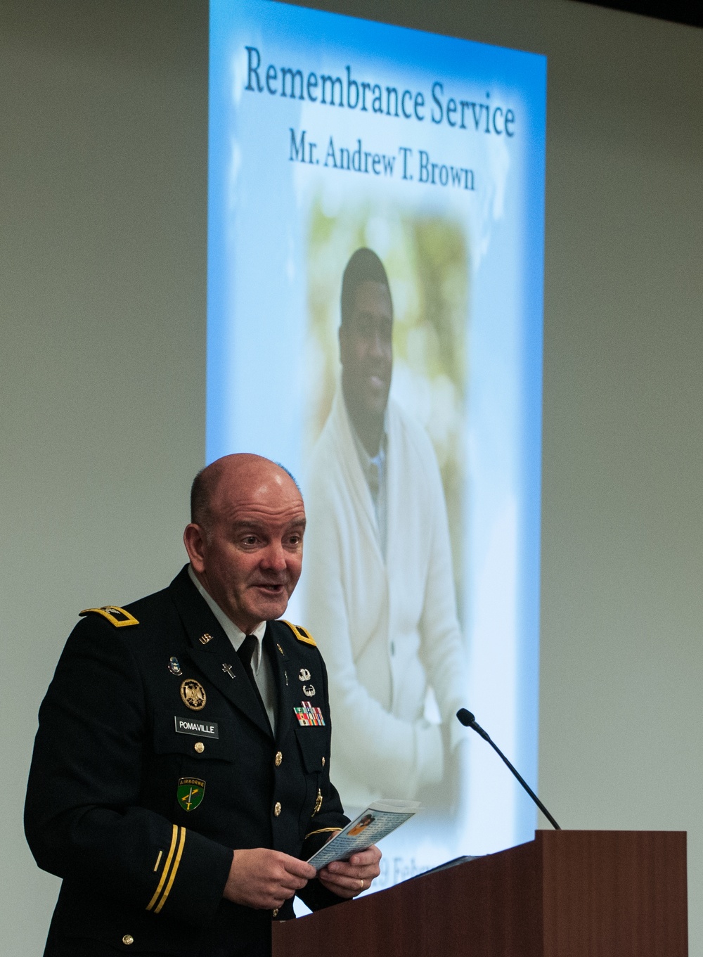 FORSCOM/USARC pays tribute to one of their own