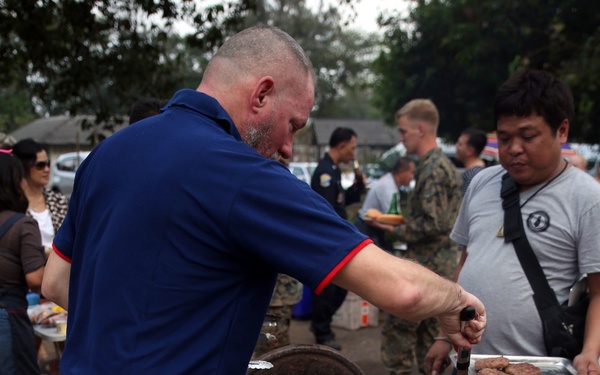 VFW hosts barbeque for service members in Thailand