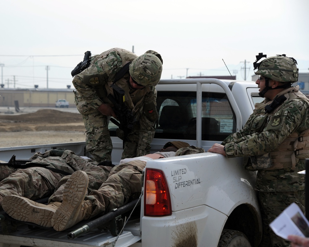 Base-wide exercise sharpens emergency preparedness