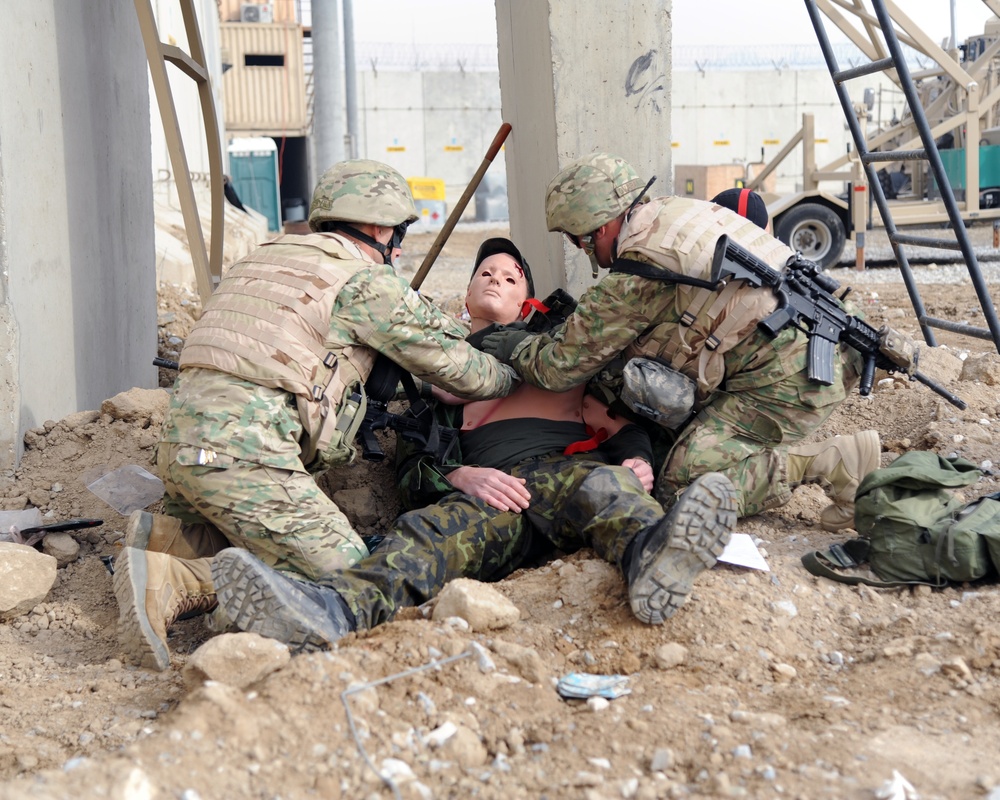 Base-wide exercise sharpens emergency preparedness