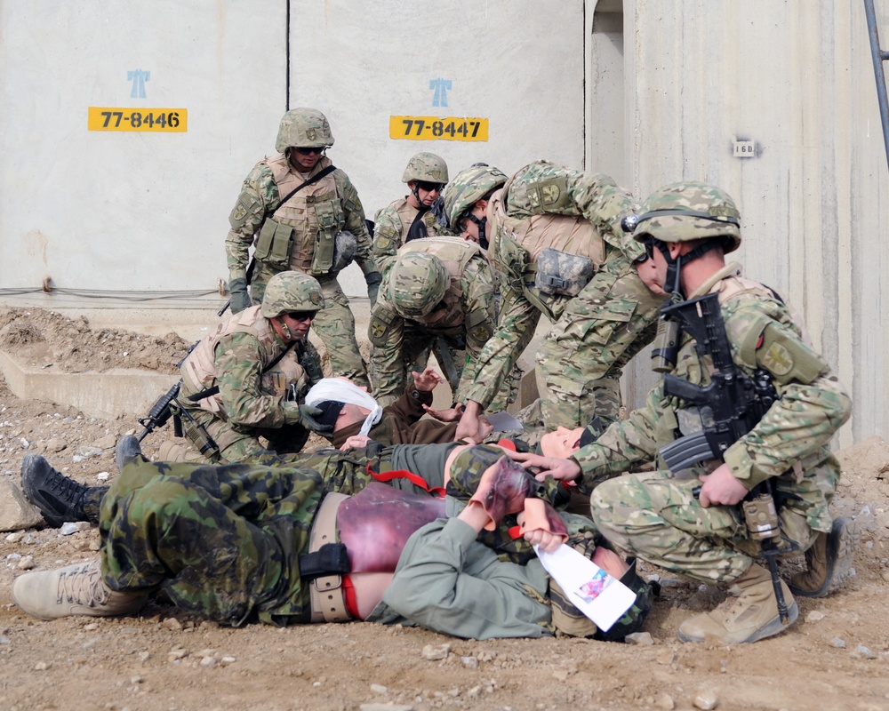 Base-wide exercise sharpens emergency preparedness