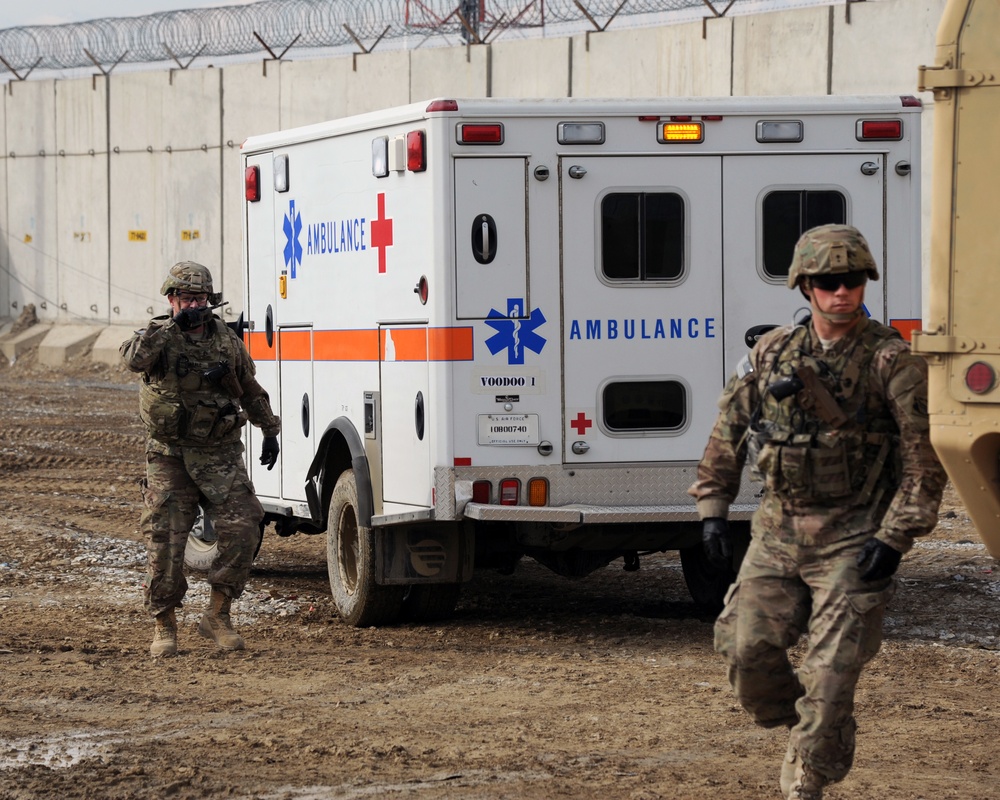 Base-wide exercise sharpens emergency preparedness