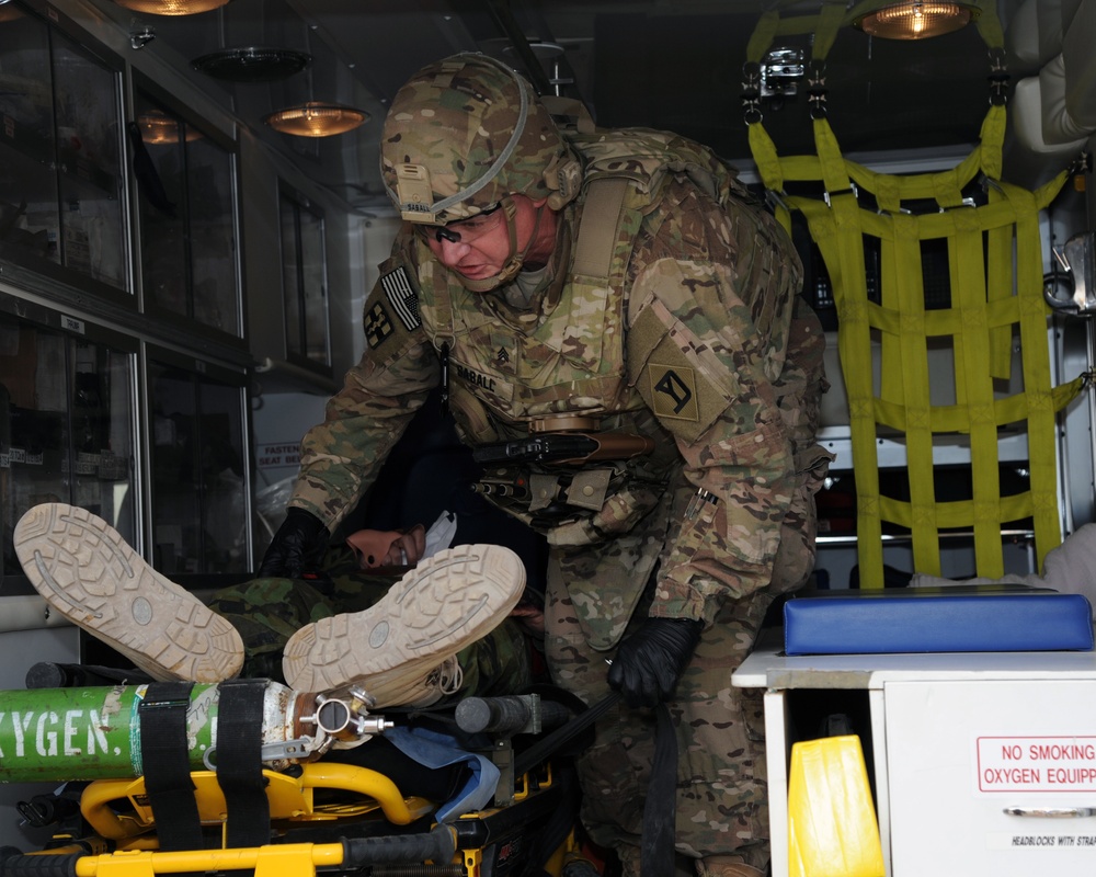 Base-wide exercise sharpens emergency preparedness