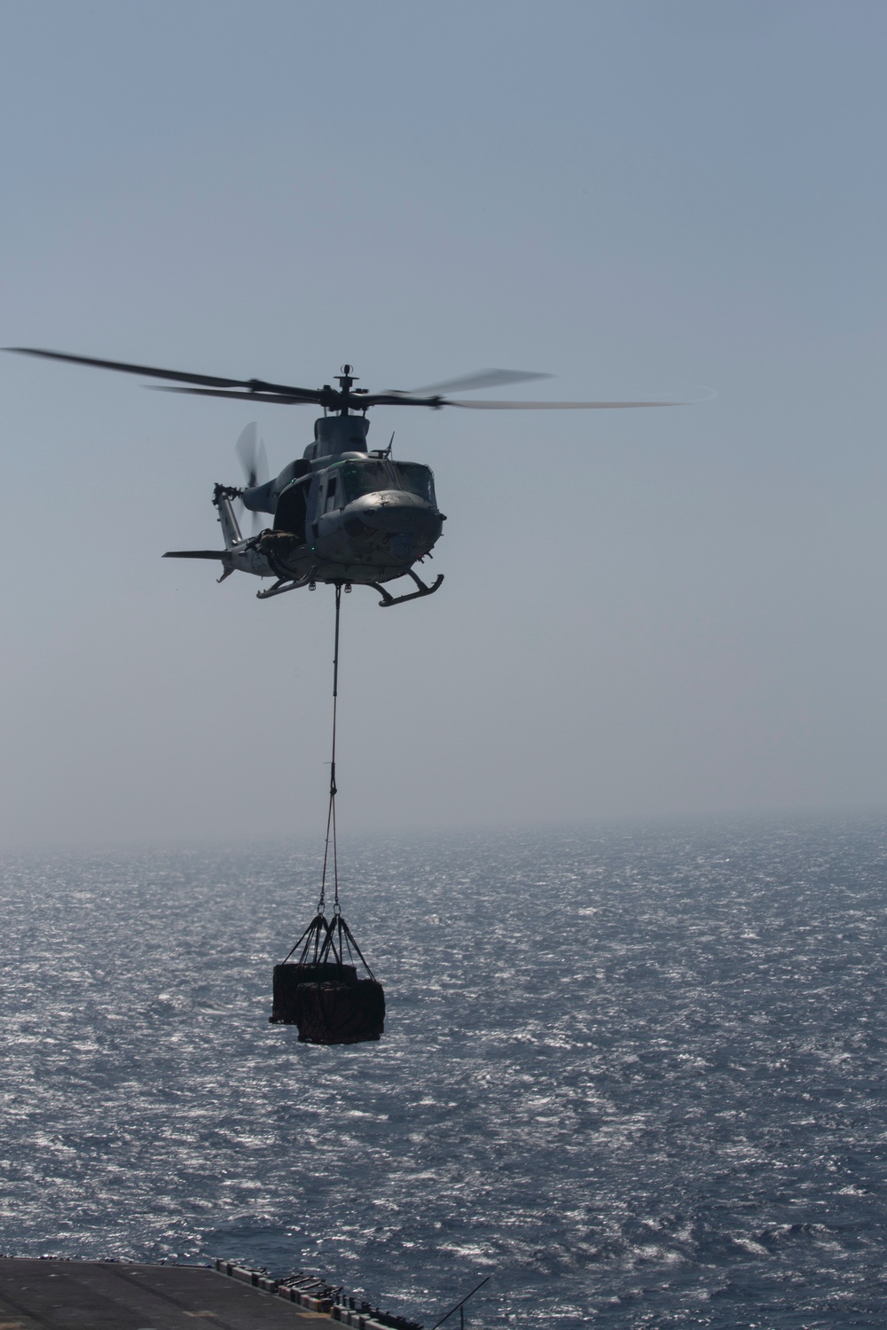 Helicopter Suppot Team at Sea