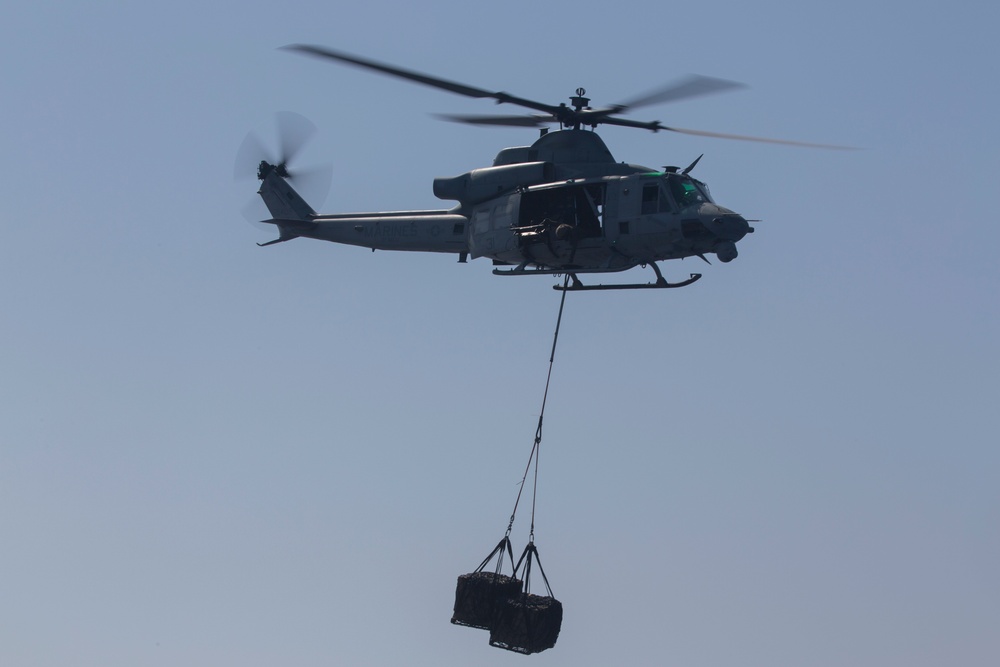 Helicopter Support Team at Sea