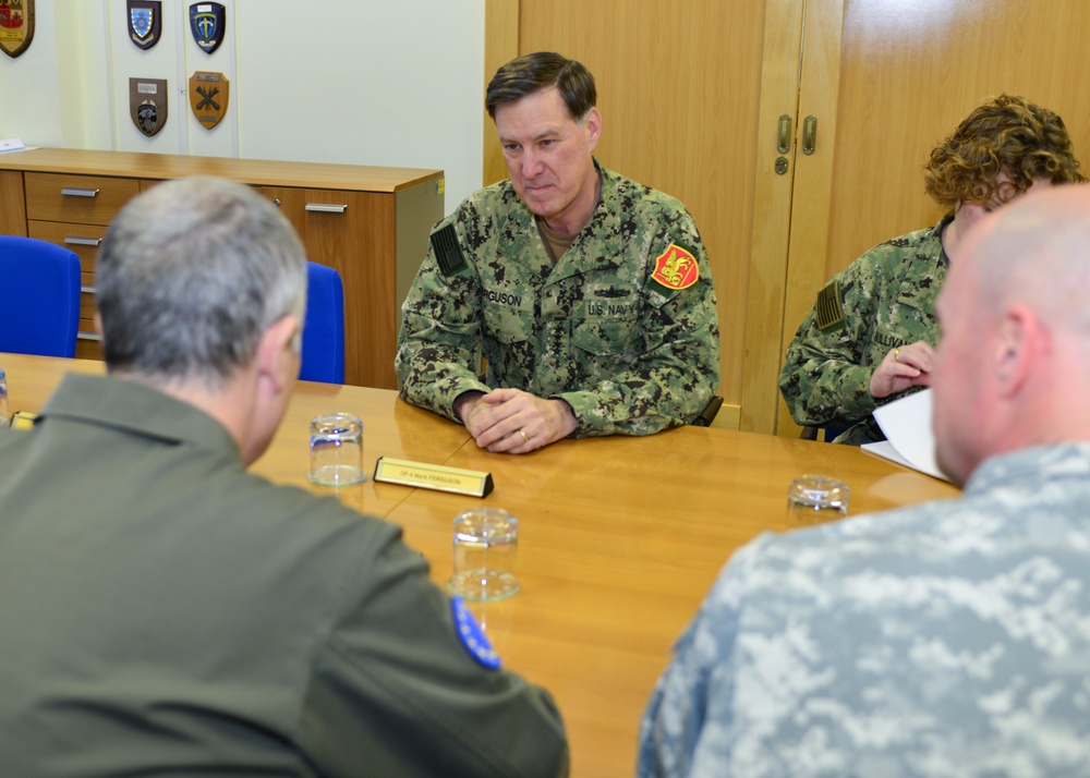 JFC Naples commander visits NATO HQ Sarajevo