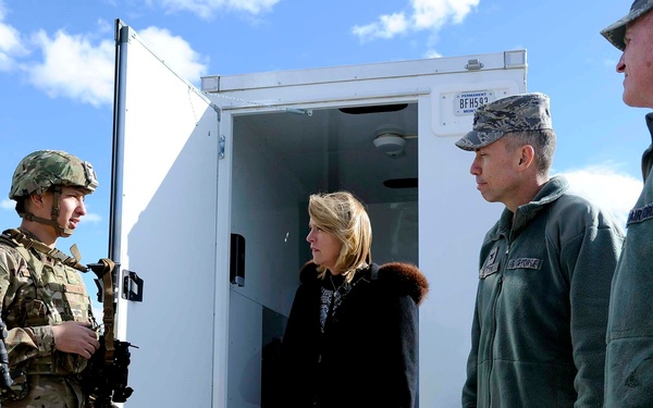 Secretary of the Air Force visits Malmstrom