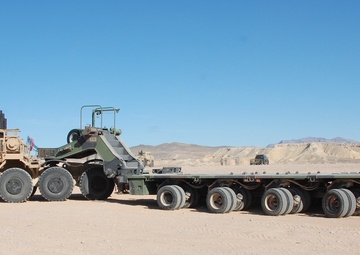 The 257th TC conducts Heavy Equipment Transport training