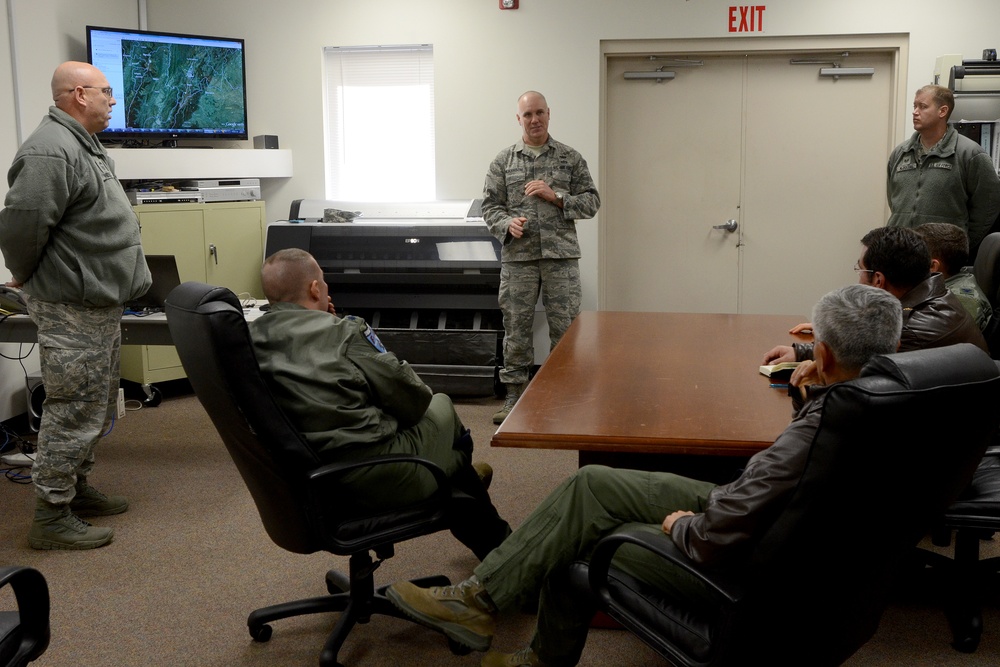 Colombian air force delegation visits Eagle Vision at McEntire Joint National Guard Base