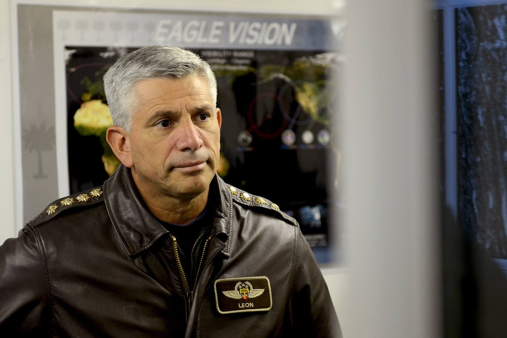 Colombian air force delegation visits Eagle Vision at McEntire Joint National Guard Base